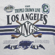 NHL - Los Angeles Kings Triple Crown Line T-Shirt 1990s Large Vintage Retro Hockey
