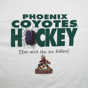 NHL (Lee Sport) - Phoenix Coyotes Hockey Spell-Out T-Shirt 1990s X-Large Vintage Retro Hockey