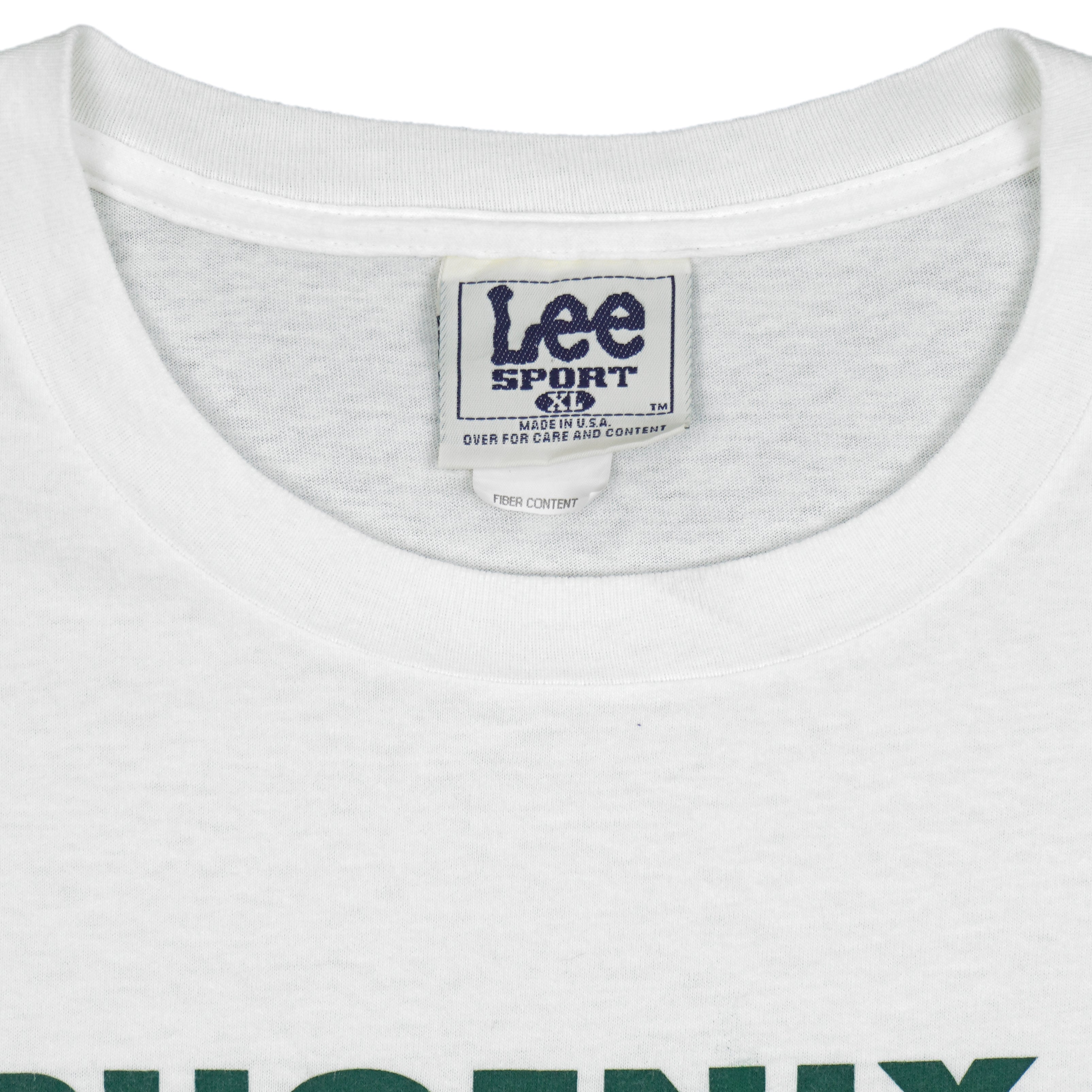 NHL (Lee Sport) - Phoenix Coyotes Hockey Spell-Out T-Shirt 1990s X-Large Vintage Retro Hockey