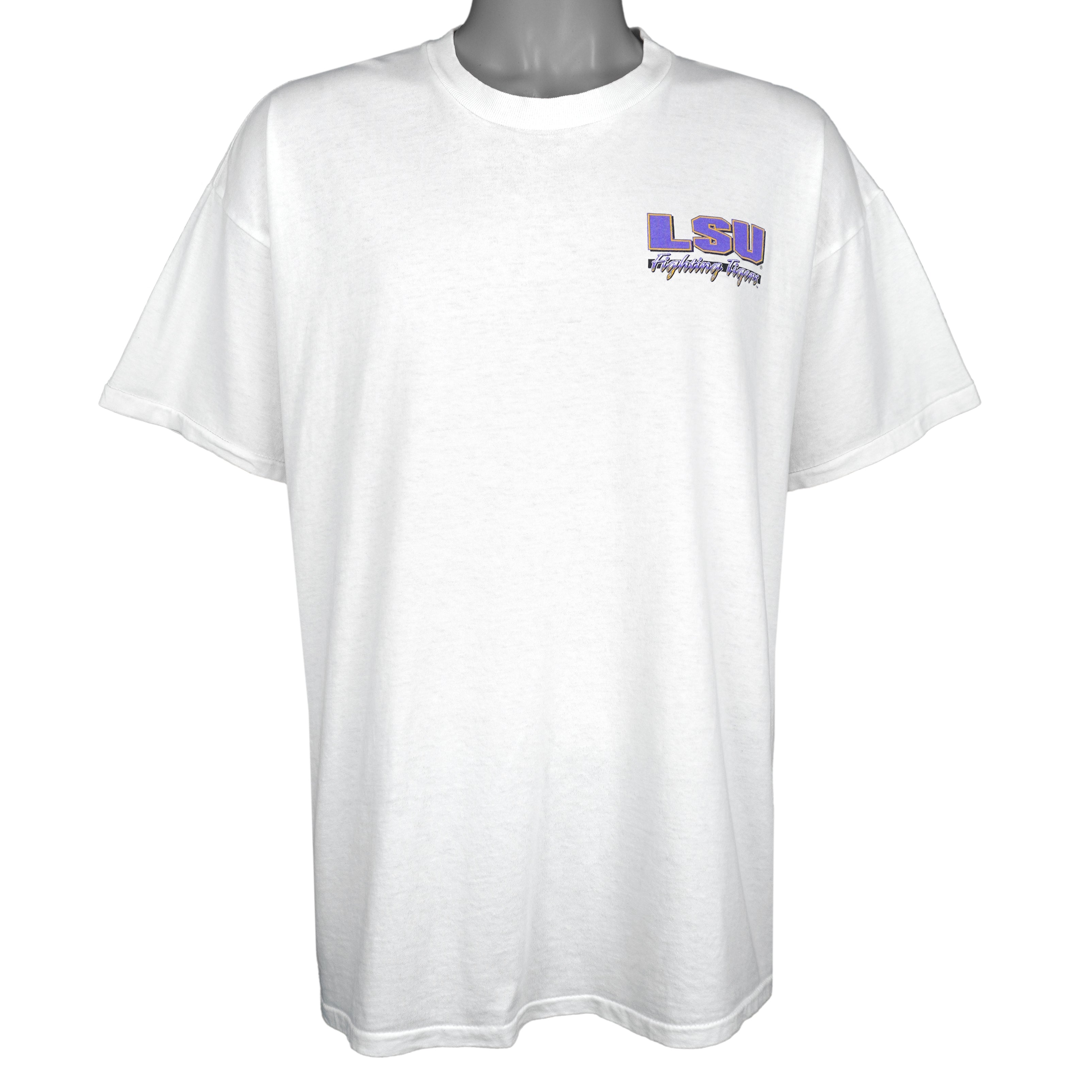 NCAA (Delta) - LSU Fighting Tigers T-Shirt 1990s X-Large Vintage Retro