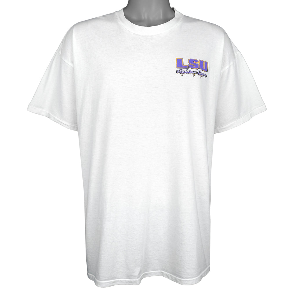 NCAA (Delta) - LSU Fighting Tigers T-Shirt 1990s X-Large Vintage Retro