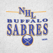NHL (Trench) - Buffalo Sabres Spell-Out T-Shirt 1992 X-Large Vintage Retro Hockey