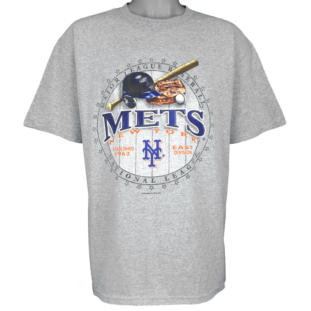 MLB (CSA) - New York Mets Baseball T-Shirt 2005 X-Large Vintage Retro Baseball