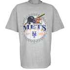 MLB (CSA) - New York Mets Baseball T-Shirt 2005 X-Large Vintage Retro Baseball