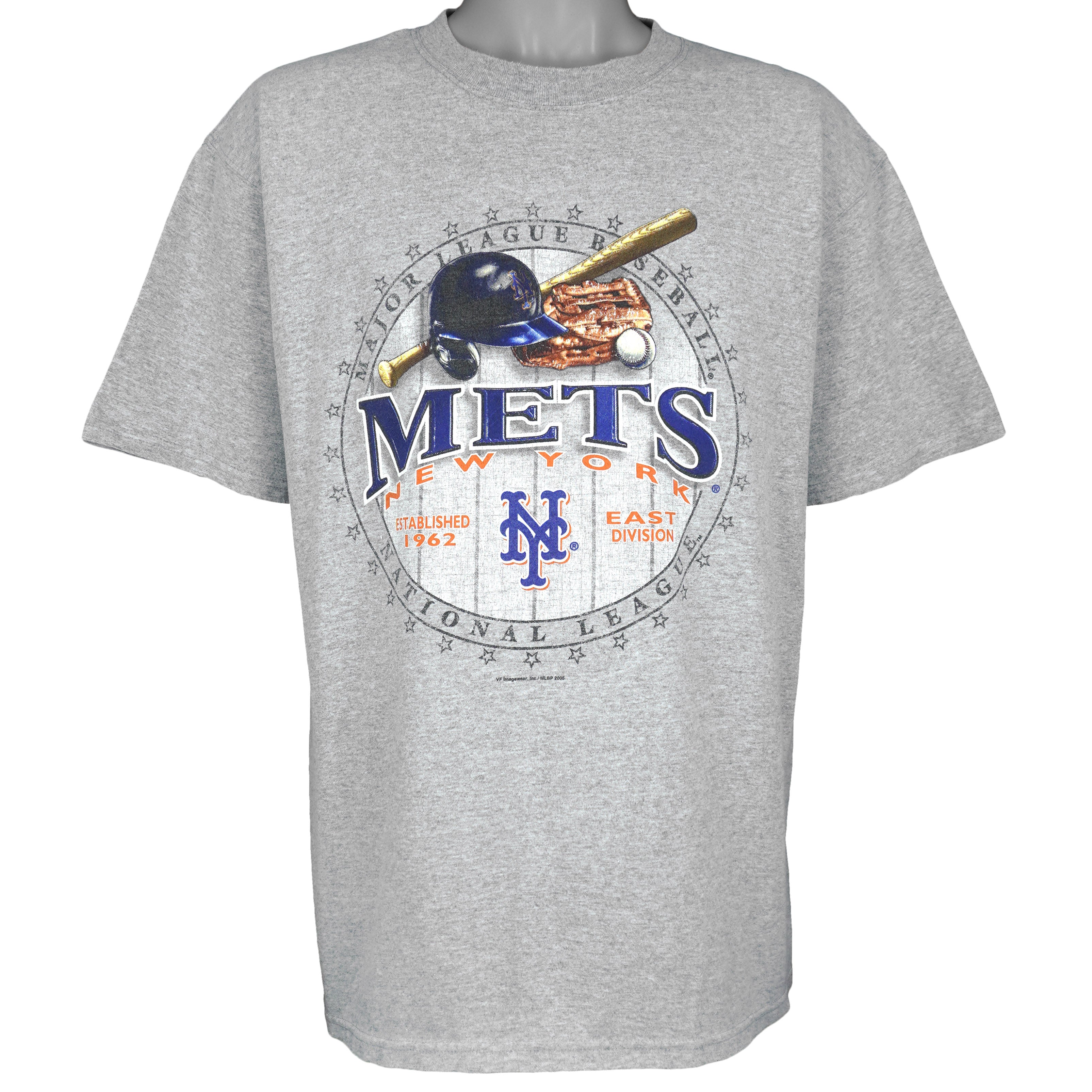 MLB (CSA) - New York Mets Baseball T-Shirt 2005 X-Large Vintage Retro Baseball