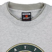 NBA (Signal) - Seattle Supersonics Roll Up Sleeves T-Shirt 1990s X-Large Vintage Retro Basketball