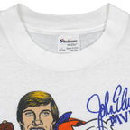 NFL (Stedman) - John Elway The Duke of Denver T-Shirt 1986 Large Vintage Retro Football