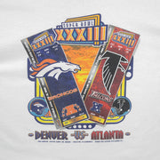 NFL (Pro Player) - Denver Broncos VS Atlanta Falcons Matchups T-Shirt 1999 XX-Large Vintage Retro Football