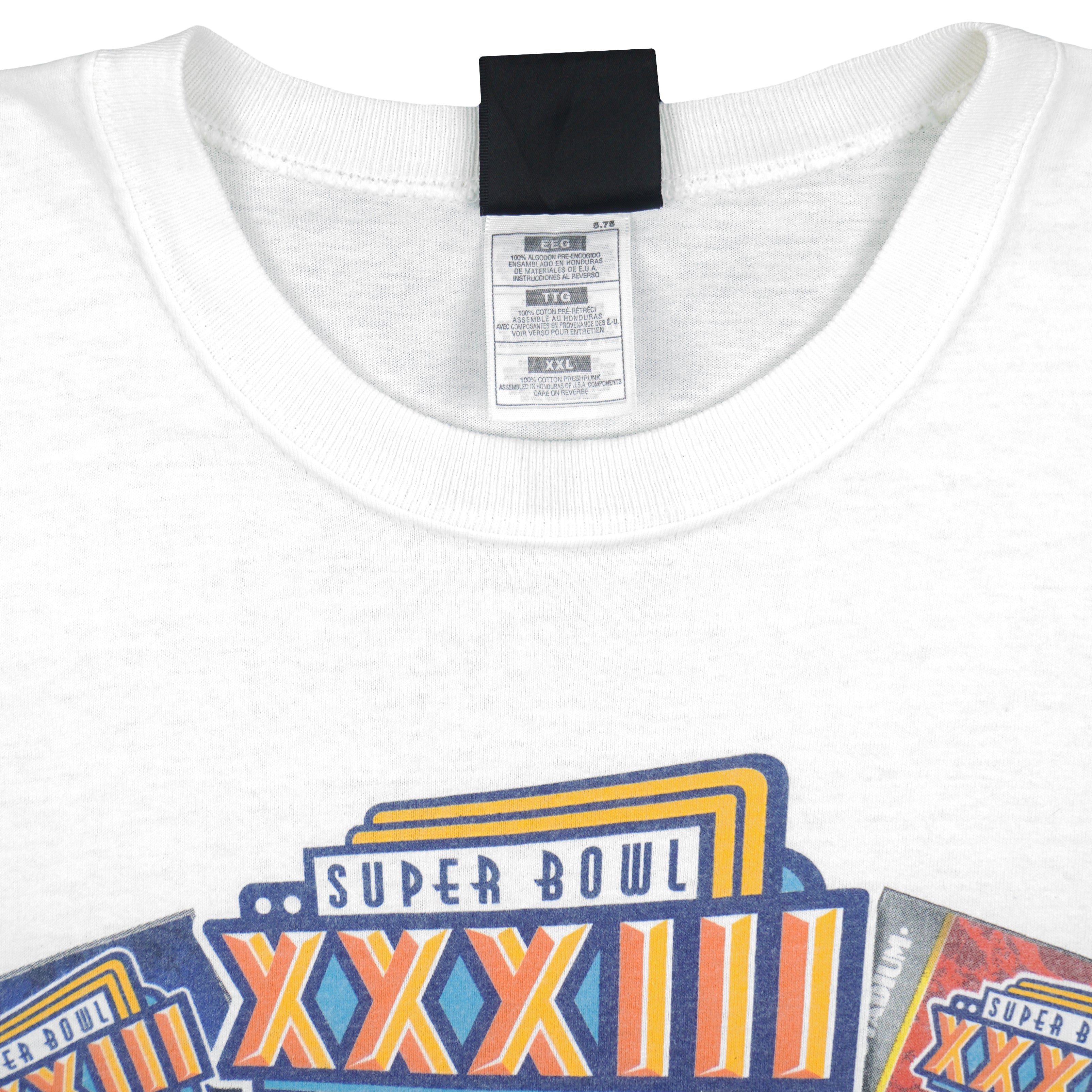NFL (Pro Player) - Denver Broncos VS Atlanta Falcons Matchups T-Shirt 1999 XX-Large Vintage Retro Football