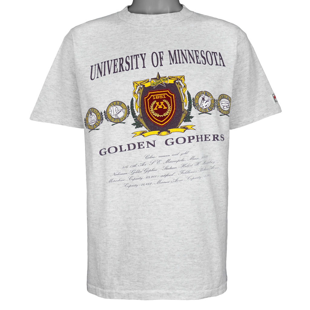 NCAA (Nutmeg) - University Of Minnesota Golden Gophers T-Shirt 1990s Large Vintage Retro