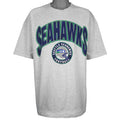 NFL (Hanes) - Seattle Seahawks Big Spell-Out T-Shirt 1997 XX-Large Vintage Retro Football