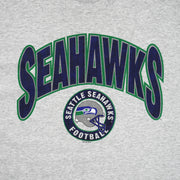 NFL (Hanes) - Seattle Seahawks Big Spell-Out T-Shirt 1997 XX-Large Vintage Retro Football
