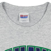 NFL (Hanes) - Seattle Seahawks Big Spell-Out T-Shirt 1997 XX-Large Vintage Retro Football