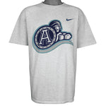 Nike (CFL) - Toronto Argonauts Big Logo T-Shirt 1990s X-Large Vintage Retro Football