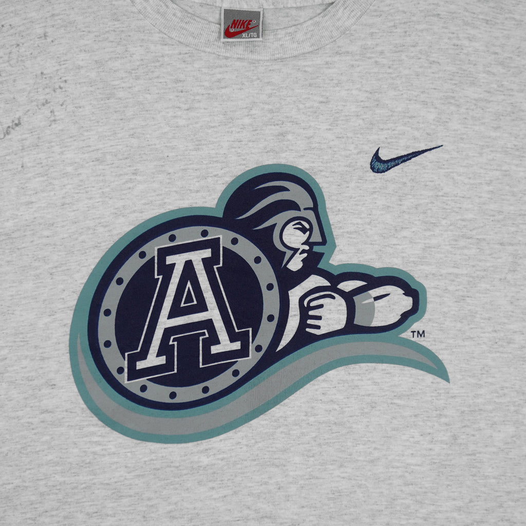 Nike (CFL) - Toronto Argonauts Big Logo T-Shirt 1990s X-Large Vintage Retro Football