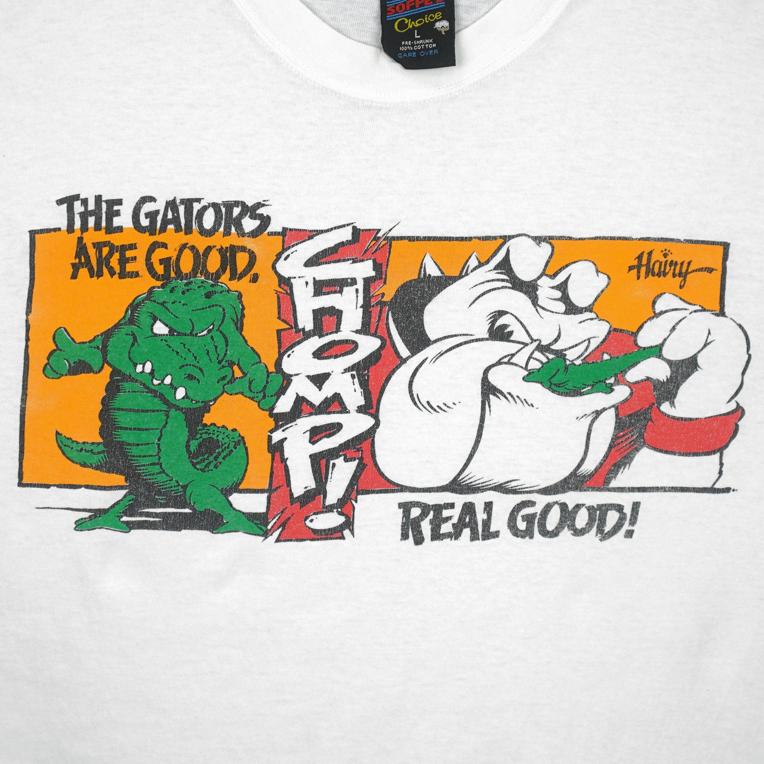 NCAA (Soffe's Choice) - The Gators Are Good T-Shirt 1990s Large Vintage Retro