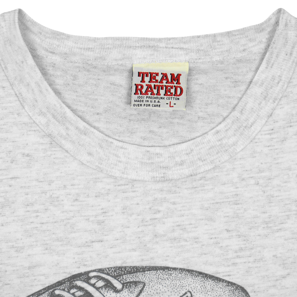 NFL (Team Rated) - San Francisco 49ers Football T-Shirt 1990s Large Vintage Retro Football