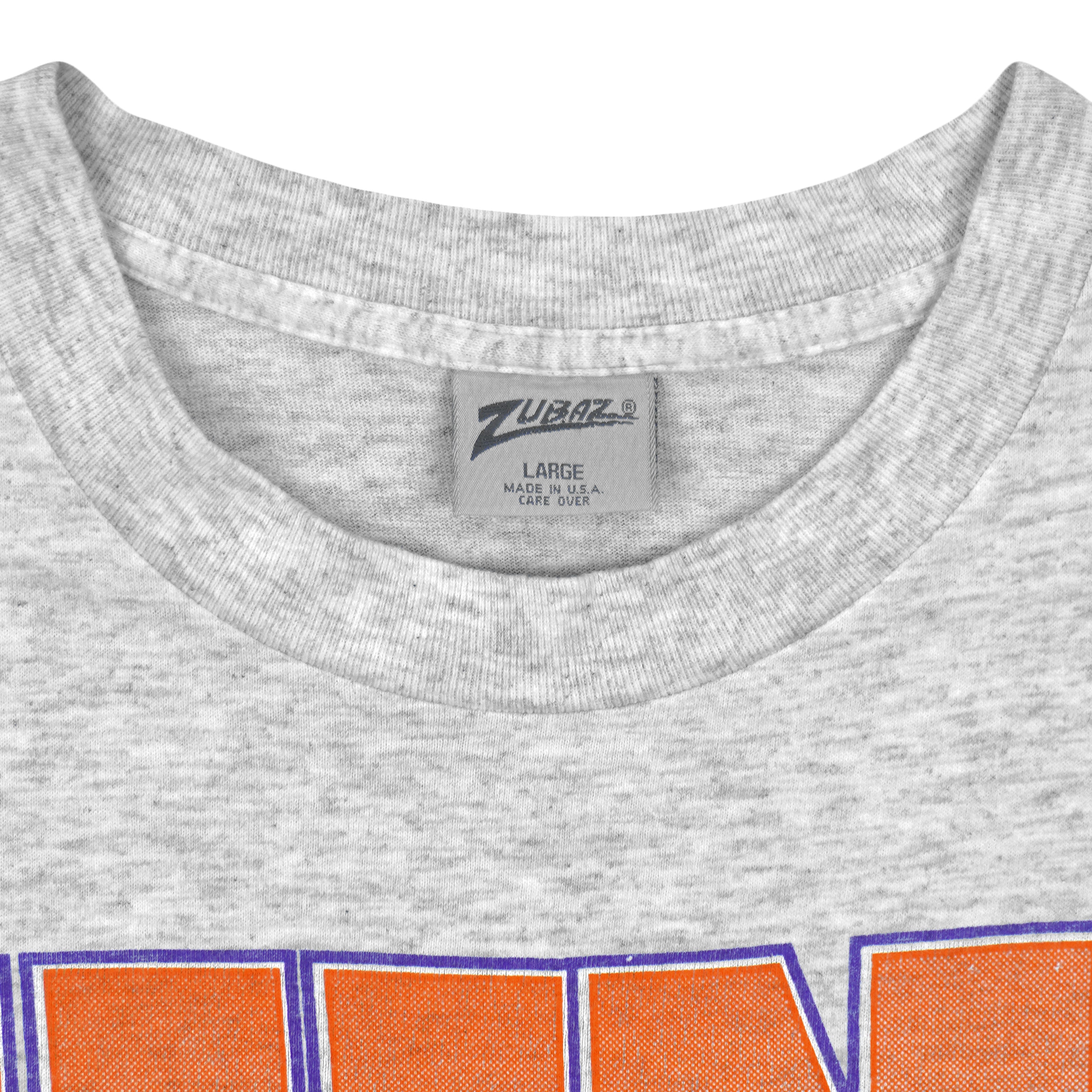 NBA (Zubaz) - Grey Phoenix Suns T-Shirt 1990s Large Vintage Retro Basketball