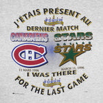 NHL (Bulletin Athletic) - Montreal Canadiens Vs Dallas Stars T-Shirt 1996 XX-Large Vintage Retro Hockey