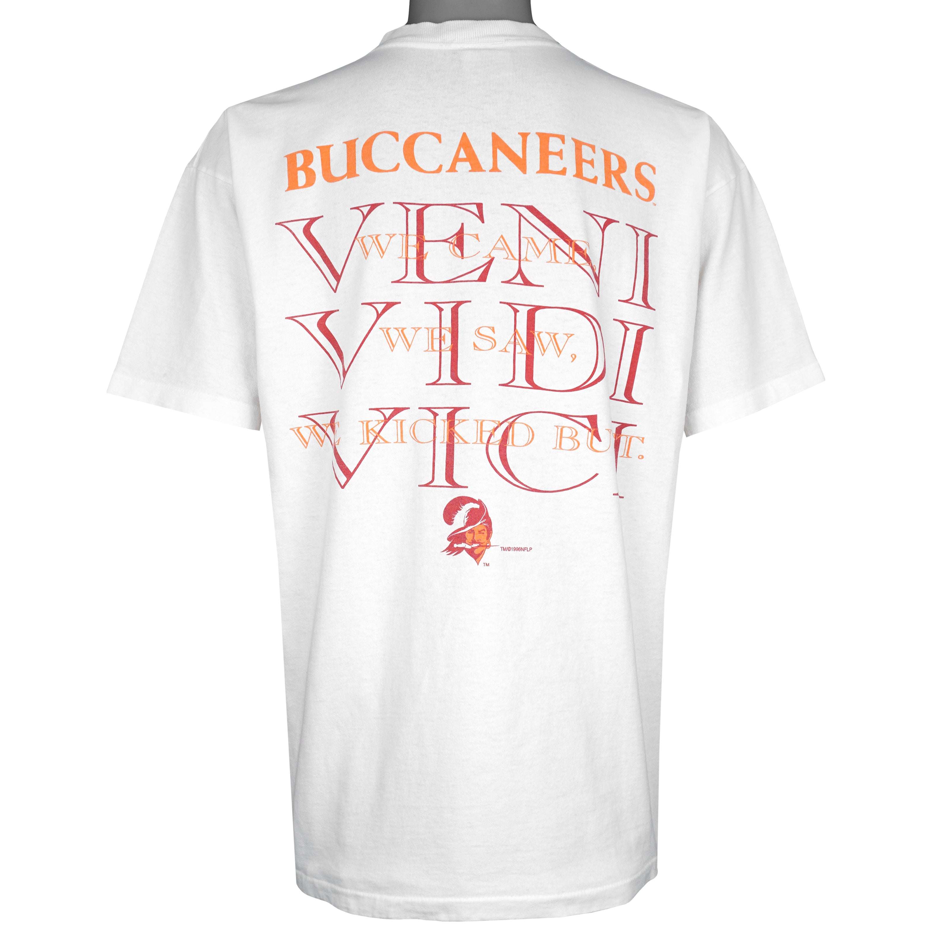 NFL - Tampa Bay Buccaneers Absolute Victory Helmet T-Shirt 1996 X-Large Vintage Retro Football