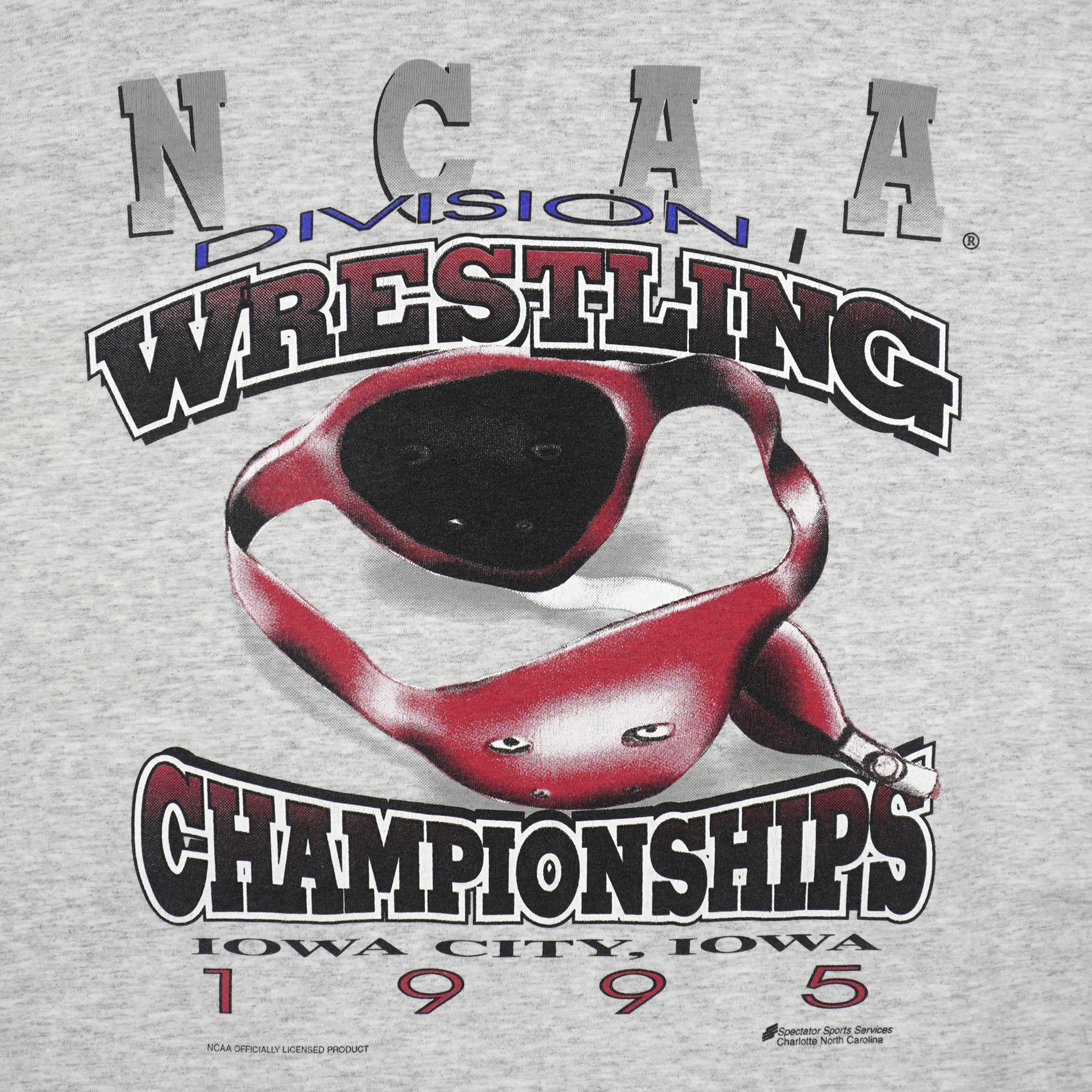 NCAA - Division Wrestling Championships T-Shirt 1995 Large Vintage Retro