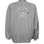 Vintage - Hard Rock Cafe Calgary Crew Neck Sweatshirt 1990s X-Large Vintage Retro