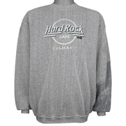 Vintage - Hard Rock Cafe Calgary Crew Neck Sweatshirt 1990s X-Large Vintage Retro