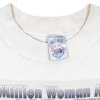 Vintage - Million Woman March Crew Neck Sweatshirt 1997 Large Vintage Retro