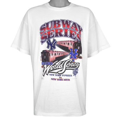 MLB (Logo Athletic) - Yankees VS Mets Subway Series T-Shirt 2000 X-Large