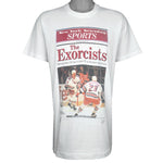 NHL - New York Rangers The Exorcists Front Pages T-Shirt 1994 Large