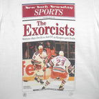 NHL - New York Rangers The Exorcists Front Pages T-Shirt 1994 Large Vintage Retro Hockey