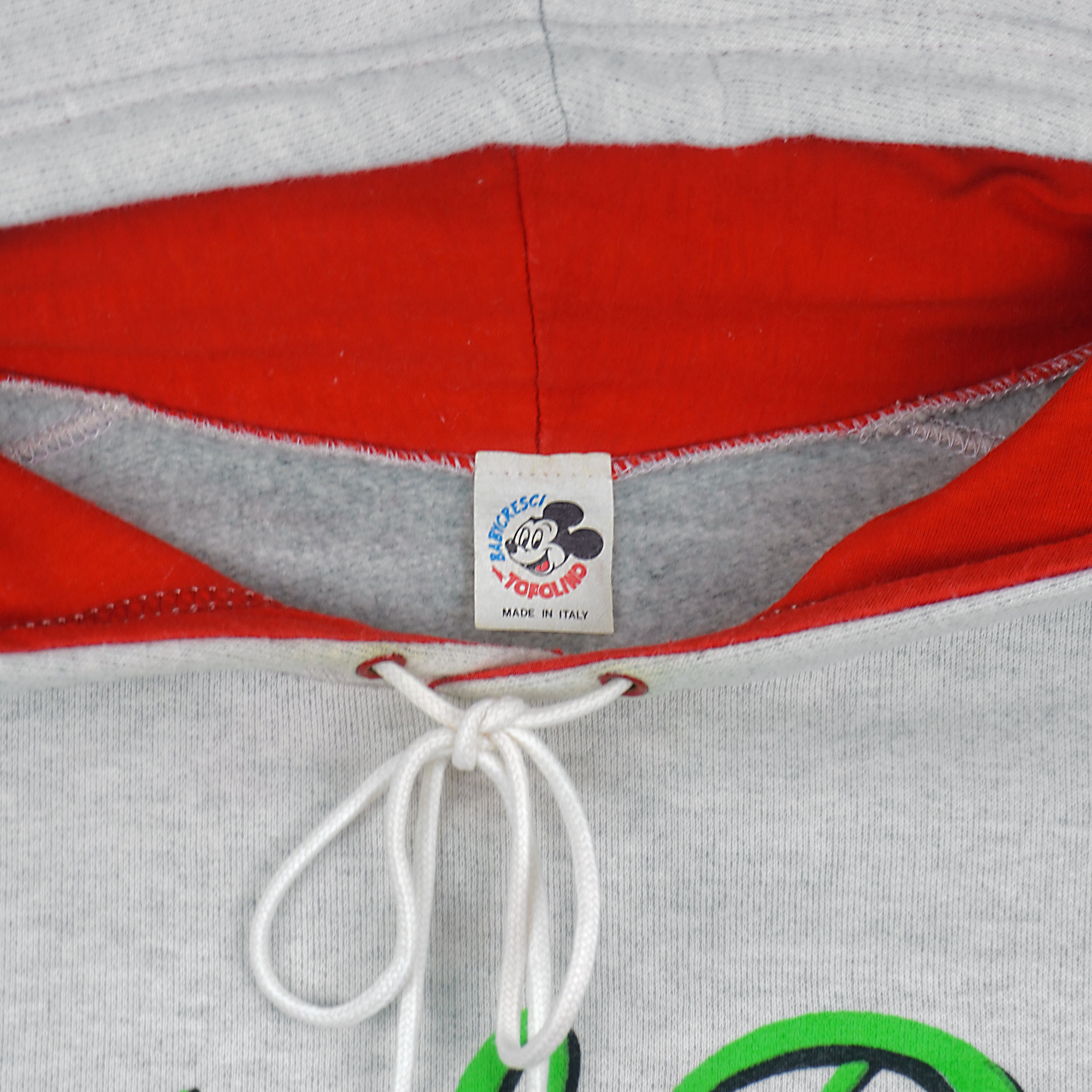 Disney - Mickey Mouse Central Park New York Hooded Sweatshirt 1990s Medium Vintage Retro