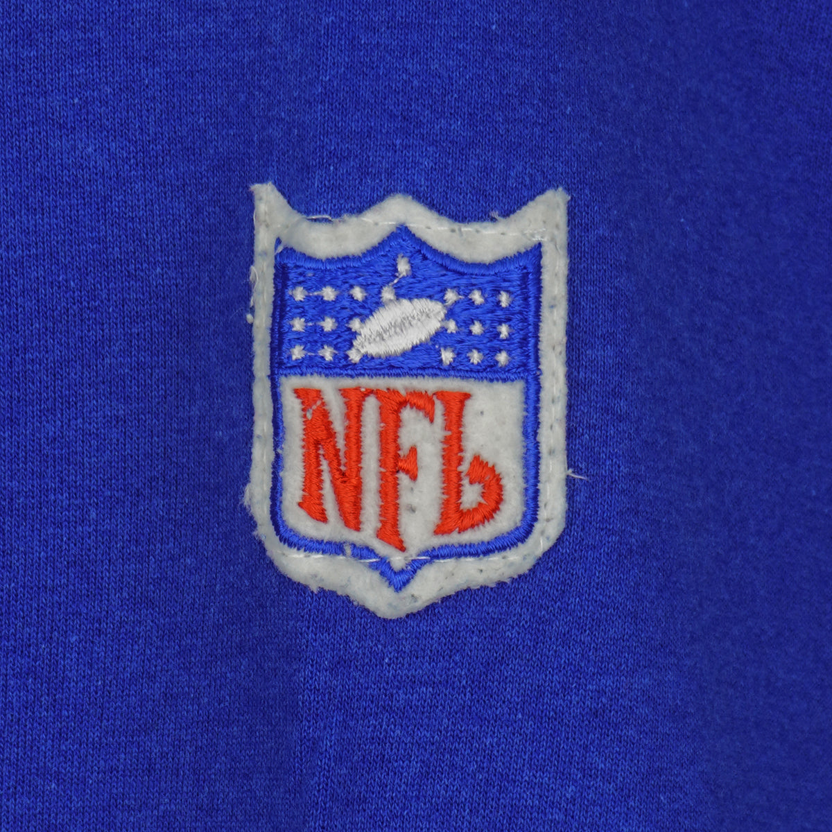 Vintage NFL - New York Giants Hooded Sweatshirt 1980s Large in blue and gray