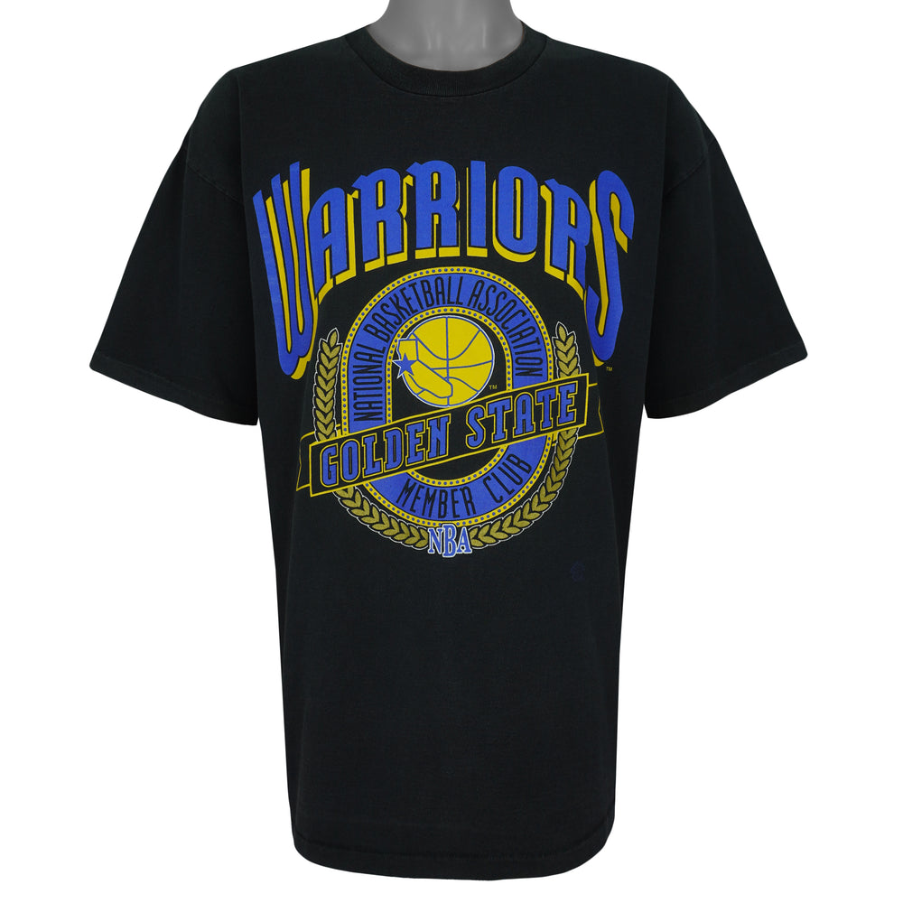 NBA (Nutmeg) - Golden State Warriors Member Club T-Shirt 1990s X-Large Vintage Retro Basketball