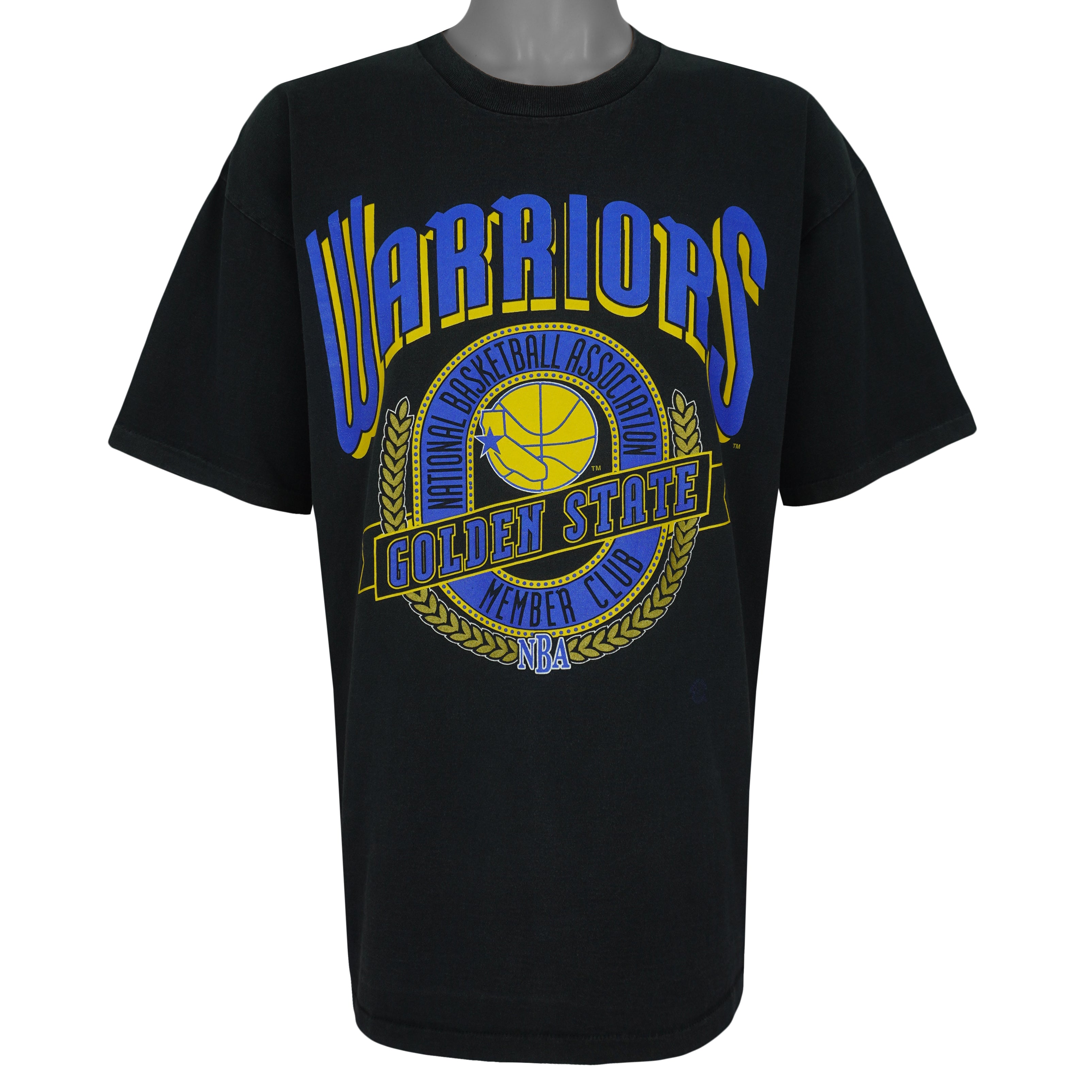 NBA (Nutmeg) - Golden State Warriors Member Club T-Shirt 1990s X-Large Vintage Retro Basketball