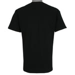 NFL (Salem) - Atlanta Falcons Real Men Wear Black T-Shirt 1990 Large Vintage Retro Football