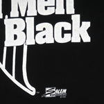 NFL (Salem) - Atlanta Falcons Real Men Wear Black T-Shirt 1990 Large Vintage Retro Football