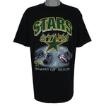 NHL (Try) - Dallas Stars Brand of Hockey T-Shirt 1990s X-Large