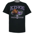 NBA (CSA) - Sacramento Kings Basketball T-Shirt 1990s Large Vintage Retro Basketball