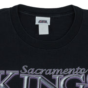 NBA (CSA) - Sacramento Kings Basketball T-Shirt 1990s Large Vintage Retro Basketball