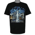 NHL (Lee Sport) - Tampa Bay Lightning Silver Season T-Shirt 2004 Large Vintage Retro Hockey