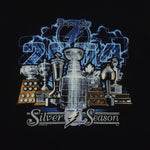 NHL (Lee Sport) - Tampa Bay Lightning Silver Season T-Shirt 2004 Large Vintage Retro Hockey