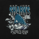 NHL (Stedman) - San Jose Sharks Ice Breakout T-Shirt 1990s Large Vintage Retro Hockey