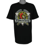 NHL (Fruit Of The Loom) - Ottawa Senators Single Stitch T-Shirt 1991 Large