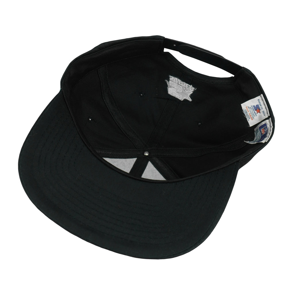 Starter (NFL) - Budweiser Embroidered Snapback Hat 1990s OSFA Vintage Retro Football