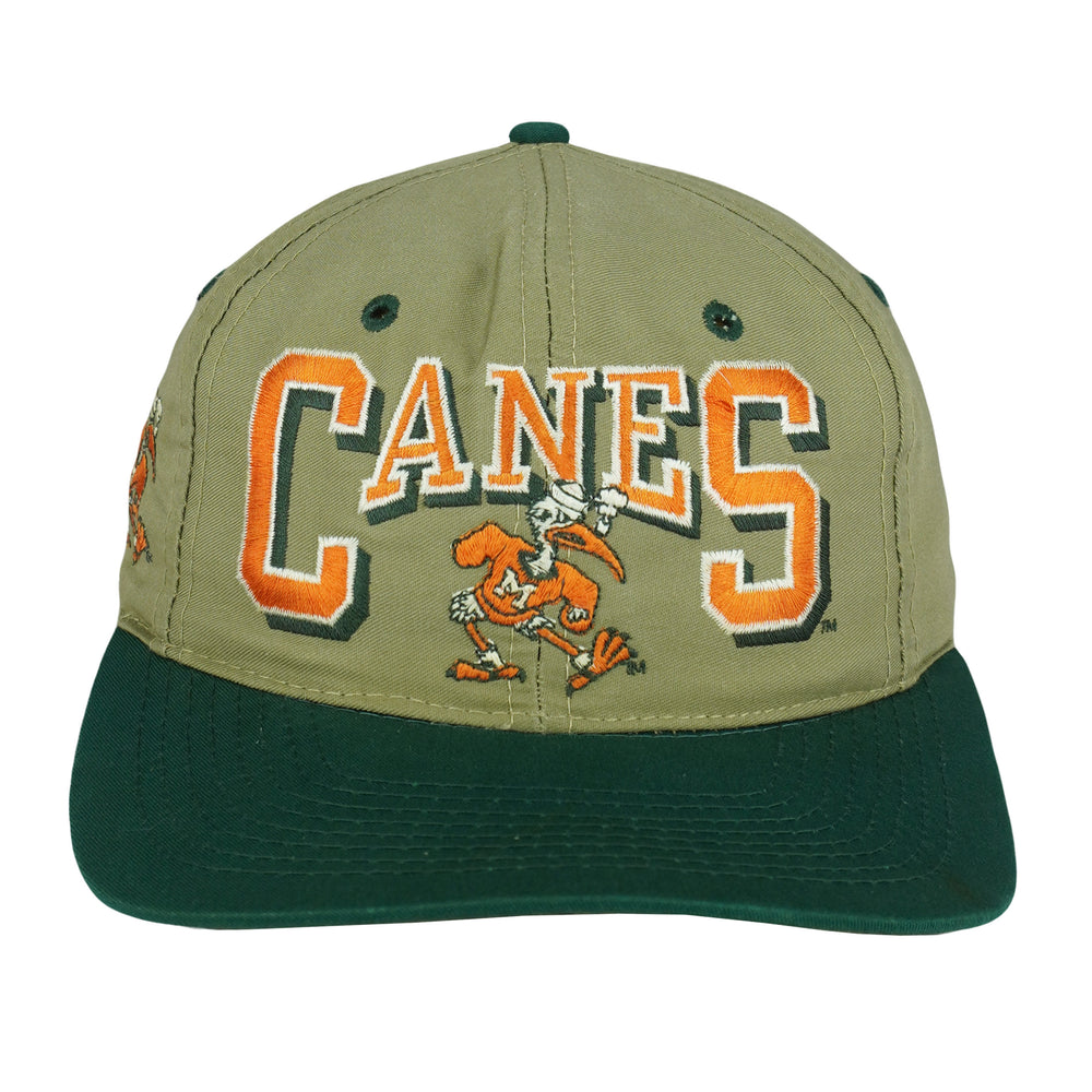 NCAA (TOW) - Miami Hurricanes Canes Snapback 1990s OSFA Vintage Retro
