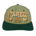 NCAA (TOW) - Miami Hurricanes Canes Snapback 1990s OSFA Vintage Retro