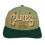 NCAA (TOW) - Miami Hurricanes Canes Snapback 1990s OSFA