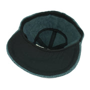 Reebok - Grey Fleece Fitted Hat 1990s Vintage Retro