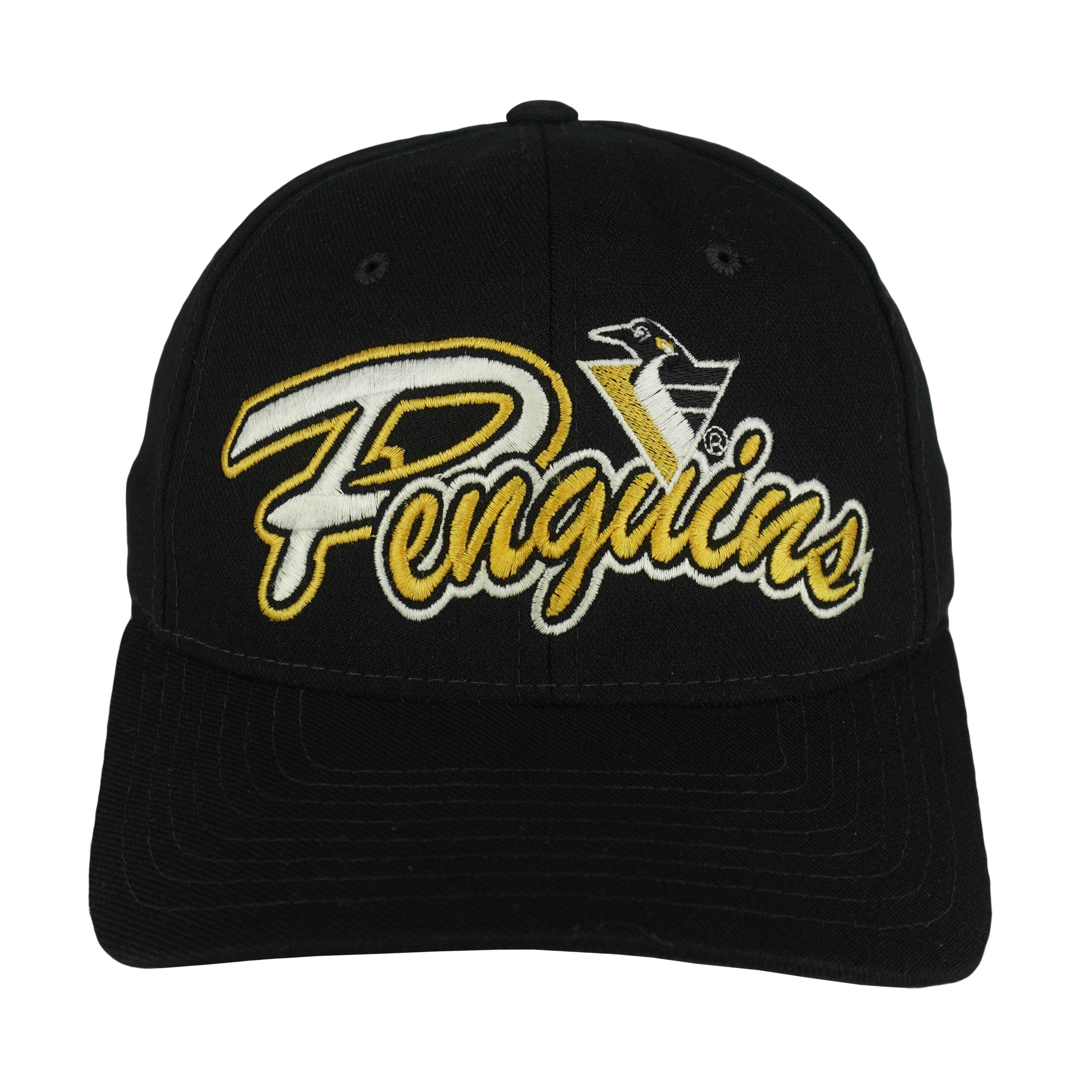 Starter (NHL) - Pittsburgh Penguins Fitted Hat 1990s Vintage Retro Hockey